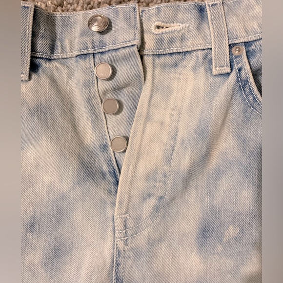 DEREK LAM High Rise Cut-off Denim Shorts 100% Cotton Made in USA Size 25 - Picture 2 of 7